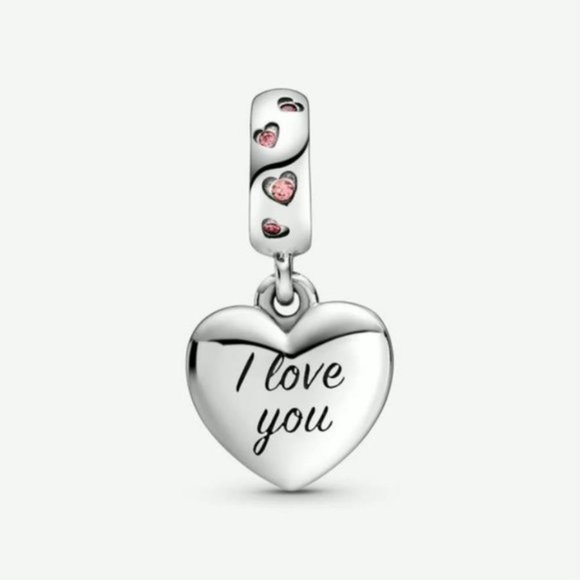 Pandora love mom pink Charm - Picture 2 of 7